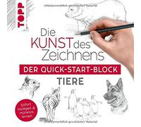 frechverlag Die Kunst des Zeichnens Tiere. Der Quick-Start-Block: (Tapa blanda)