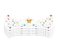 Freckle Makeup Patches, Waterproof Decal Set, 6 Piece Long Lasting Speckle Stickers with Natural Finish Design, Face Art Transfer Sheets, Beauty Costume Makeup Accessory for Party and Photography Use