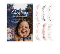 Freckle Patches - Christmas Makeup Stickers, 6PCS Faux Freckles Stickers for Face | Temporary Makeup Tattooss for Teens, Kids, and Ladies | Ideal for Christmas Parties, Stage Performances, Photography