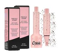 Freckle Pen, 2Pcs Faux Freckle Stamp - Natural-Looking, Faux Freckles Waterproof Face Makeup, Long Lasting, Quick Dry, for Dating Events Parties Daily Activities (3.0)