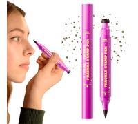 Freckles Pen, Face Dot Pen, Beauty Water-resistant 2 In 1 Fake Stamps Eye Liner For Skin Makeup Enhancement Natural Look
