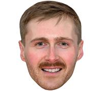 Fred Asquith (Beard) Big Head. Máscara más grande que la vida.