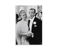 Fred Astaire & Ginger Rogers Arte Lienzo Póster Decoración Pintura Sala de Estar Arte de Pared Dormitorio Pintura Impresión de Pared Pintura Arte Moderno Hogar Boy Habitación Impresión Pintura Niña