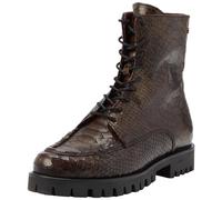 Fred de la Bretoniere Minou Derby Bottine, Oxford Mujer, Gris Oscuro, 42 EU