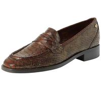 Fred de la Bretoniere Mocasines de Menta, Mujer, marrón Oscuro, 41 EU