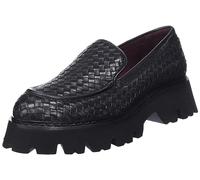 Fred de la Bretoniere Romee Woven Mocasines, Mujer, Negro, 39 EU