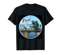 Fred en el Viejo Siete, árbol, Puente de 7 Millas Marathon Keys Camiseta
