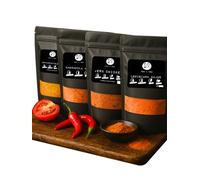 Fred & Fred Spice Blends - 4x 50g Bags Spice Blends Set - Set de Regalo de Especias para Asar Cocinar Hornear y Refinar (Gift Set 2)