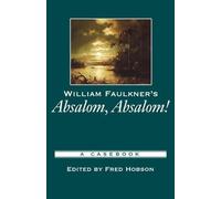 Fred Hobson William Faulkner's Absalom, Absalom (Tapa blanda)