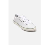 Fred Perry Baseline Textured Leather 44 Blanco