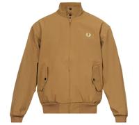 Fred Perry Bonded Zip Through Brown Jacket