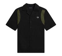 Fred Perry Camisa Bowling de Manga Corta para Hombre (SY1203)