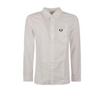 Fred Perry- Camisa Oxford- Shirts- Hombre- Blanco- M- Camisa Oxford