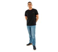 Fred Perry - Camiseta m1588 y42 negra y Burnt Red, Negro , M