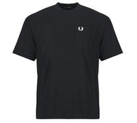 Fred Perry Camiseta POCKET DETAIL T-SHIRT in Negro EU S