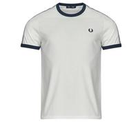 Camiseta Fred Perry Taped Ringer Blanco XL