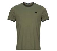 Fred Perry Camiseta TWIN TIPPED T-SHIRT in Verde EU M
