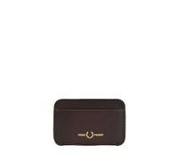 Fred Perry Cartera unisex de piel bruñida L4334 para hombre y mujer, diseño Oxblood