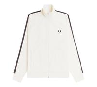 Fred Perry - Chaqueta de Chándal con Cinta de Contraste - Sweatshirts & Hoodies - Hombre - Beige - L -