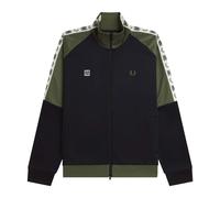 Fred Perry - Chaqueta de Chándal Raglán con Cinta - Sweatshirts & Hoodies - Hombre - Multicolor - S -