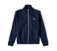 Fred Perry - Chaqueta de Chándal Retro con Cinta Adhesiva - Sweatshirts & Hoodies - Hombre - Azul - L -
