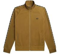 Fred Perry Chaqueta deportiva unisex para hombre con cinta de contraste J5557 R44 en piedra sombreada y negro, talla XXL, Piedra sombreada, XXL
