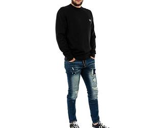 Fred Perry Classic Crew Neck Jumper, Suéter - L