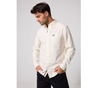 Fred Perry Concealed Tipped Oxford Shirt M Blanco