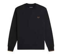 Fred Perry - Contrast Crewneck Sweatshirt - Sweatshirts & Hoodies - Hombre - Negro - XS -