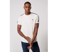 Fred Perry Contrast Tape Ringer T-Shirt M Beige