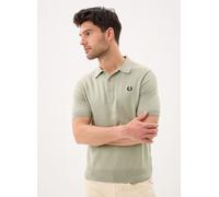 Fred Perry COTTON KNITTED SHIRT S Beige