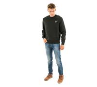 Fred Perry Crew Neck Sweatshirt (FR/ES, Letras, M, Regular, Regular, Verde T50)