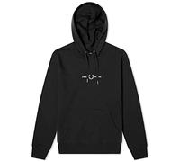 Fred Perry Embroidered Hooded Sweatshirt Black (M)