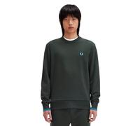 Fred Perry Sweater Logo Night Green - Hombre - Ropa - Moda, Verde, verde oscuro, XL