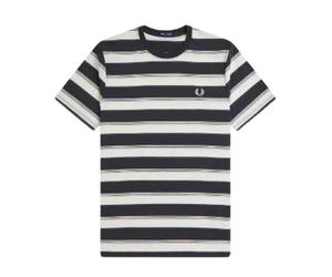 Fred Perry - Fine Stripe T-Shirt - Tops - Hombre - Multicolor - M -