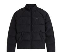 Fred Perry - Fred Perry Raglan Sleeve Padded Jacket Black - Jackets - Hombre - Negro - XL -