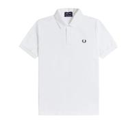 Fred Perry - Fred Perry Reissues Original Plain Polo White / Tartan Green - Tops - Hombre - Blanco - 2XS -