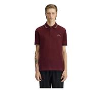 Fred Perry- Fred Perry Slim Fit Twin Tipped Polo Oxblood / Stockport Blue / Stockport Blue- Tops- Hombre- Rojo- 2XL- Fred Perry Slim Fit Twin Tipped Polo Oxblood / Stockport Blue / Stockport Blue
