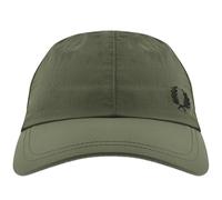Fred Perry Gorra de béisbol unisex ajustable para hombre y mujer, diseño de corona de laurel HW7682, talla única, verde campo y negro