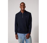 Fred Perry Half Zip Collared Sweatshirt L Marino