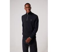 Fred Perry HALF ZIP SWEATSHIRT S Negro