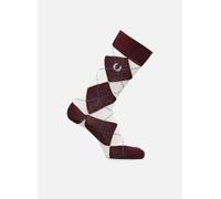Fred Perry Jacquard Argyle Sock 43 - 46 Burdeos