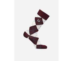 Fred Perry Jacquard Argyle Sock 43 - 46 Burdeos