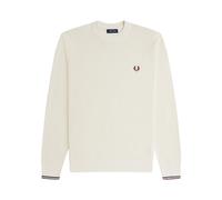 Fred Perry - Jersey de algodón con textura en relieve - Knitwear - Hombre - Beige - L -