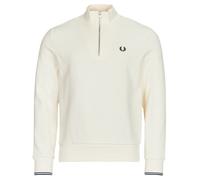 Fred Perry Jersey HALF ZIP SWEATSHIRT in Beige EU M