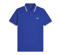 Fred Perry - M3600 Polo de Doble Rayas - Tops - Hombre - Azul - 2XL -