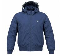 Fred Perry Men's Hooded Brentham Jacket Dark Airforce