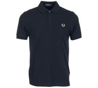 Fred Perry Men's Plain Polo Shirt Navy/Seagrass