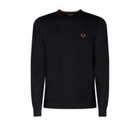 Fred Perry- Navy Blue Classic Sweater- Knitwear- Hombre- Azul- M- Navy Blue Classic Sweater