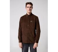 Fred Perry Needle Cord Shirt L Marrón